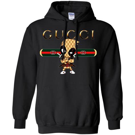 red gucci crewneck|Gucci deadpool hoodie.